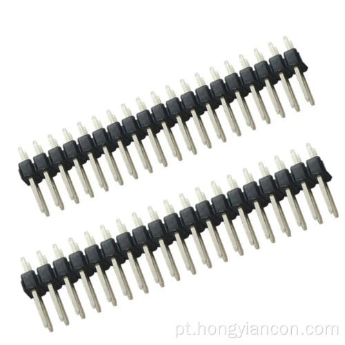 Conector masculino de cabeçalho de 3,96 mm